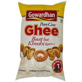 Gowardhan Pure Cow Ghee Pouch 1Ltr